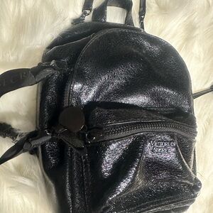 Victoria's Secret Shiny Black Mini Bag